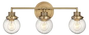Quintiesse QN-POPPY3-HB-BATH - Aplica de perete pentru baie POPPY 3xE27/60W/230V IP44 aurie