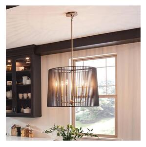 Quintiesse QN-LINARA-6P-BK - Candelabru cu tijă LINARA 6xE14/60W/230V negru/auriu