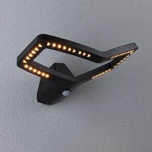 Paulmann Aplică de perete cu senzor inteligent Alara, CCT, antracit IP44, Negru, Metal, Modern