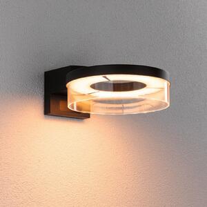 Paulmann Aplică LED Capera, antracit, CCT, IP44, reglabil, Negru, Aluminiu, Modern