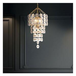 Quintiesse QN-MERIDIAN-9P-DG - Candelabru cu lanț MERIDIAN 9xE14/40W/230V auriu