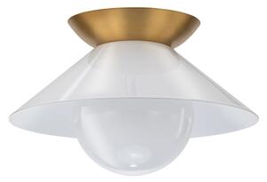 Quintiesse QN-SAUCER-FM-AB-OPAL - Plafonieră SAUCER 1xE27/40W/230V aurie