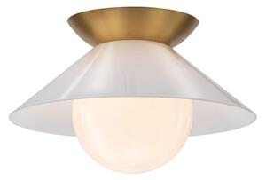 Quintiesse QN-SAUCER-FM-AB-OPAL - Plafonieră SAUCER 1xE27/40W/230V aurie