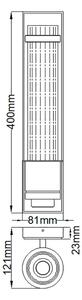 Quintiesse QN-WELLINGTON1-PC- Aplica de perete pentru baie WELLINGTON 1xE27/60W/230V IP44 crom