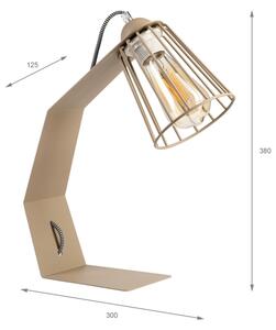 Lampă de masă NANDO 1xE27/15W/230V bej