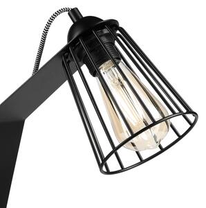 Lampă de masă NANDO 1xE27/15W/230V neagră