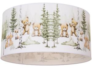 Plafonieră pentru copii KIDS ROOM 1xE27/60W/230V, diam. 40 cm, design cu animale