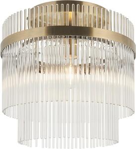 Endon 119492 - Lustră aplicată MARIETTA 1xE27/10W/230V alamă/clară