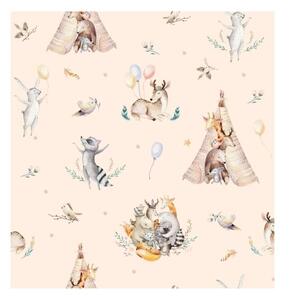 Lustră pentru copii KIDS ROOM, 1xE27/60W/230V, diametru 40 cm, cu animale