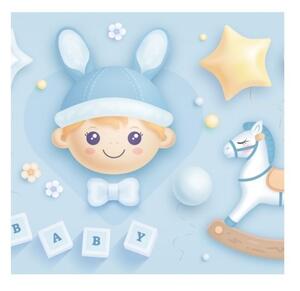 Lampă de masă pentru copii KIDS ROOM 1xE27/60W/230V, diametru 18 cm, astronaut