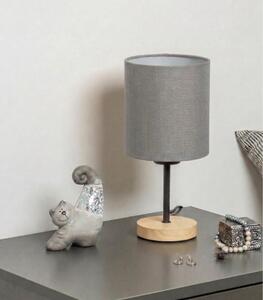 Lampă de masă Brilagi NUBILA WOOD 1xE27/25W/230V stejar/negru/gri deschis