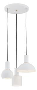 Lustră pe cablu SINES 3xE27/15W/230V albă Argon 1468