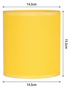Brilagi - Lampă de masă NUBILA WOOD 1xE27/25W/230V stejar/negru/galben