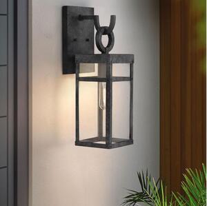 Quintiesse QN-PORTER-M-DZ - Aplica de perete pentru exterior PORTER M 1xE27/60W/230V IP44 negru