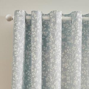 Draperii albastre 2 buc. 168x137 cm Brooke Floral – Catherine Lansfield