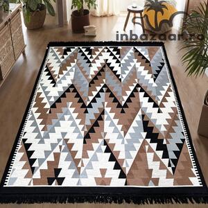 Covor rustic traditional 120x180 cm Negru