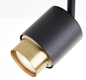 Brilliant - Spot LED COVELO 3xGU10/5W/230V, negru/auriu