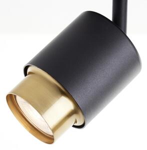 Brilliant - Spot LED COVELO 2x GU10/5W/230V, negru/auriu