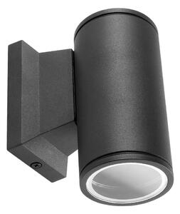 Aigostar - Aplică de exterior 1xGU10/230V IP65 neagră rotundă