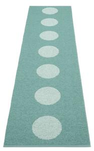 Covor tip traversă pentru interior și exterior turcoaz 70x280 cm Vera Pop Jade – Pappelina