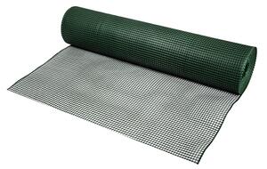 Plasa pentru gard, plastic, 300 g/m2, verde, 10x10 mm, 1 x 25m