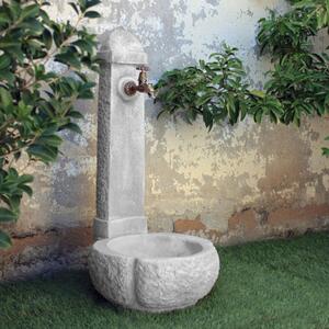 Fântână din beton pentru grădină Catania, gri
