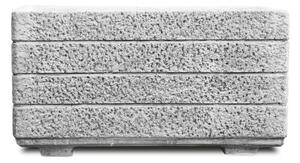 Jardinieră beton Adamello, gri, 40x80x40 cm