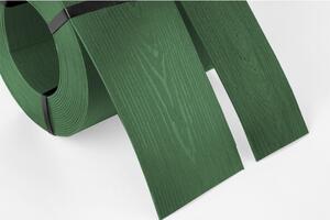 Bandă separatoare de gazon cu efect de lemn 10m x 13cm x 2,8mm, verde