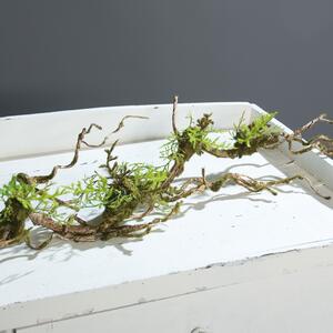 Ramura artificiala decorativa cu muschi artificiali - 100 cm