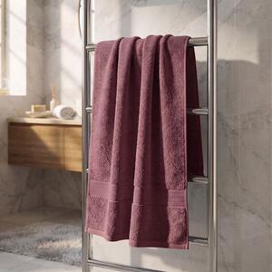 Prosop de baie din bambus ALMA mauve 70 x 140 cm