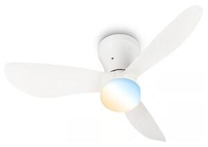 Brilo - Ventilator de tavan LED dimabil LUFITO LED/15W/230V 3000/4000/6000K alb + telecomandă
