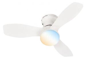 Brilo - Ventilator de tavan LED reglabil PAN LED/15W/230V 3000-6500K alb+telecomandă