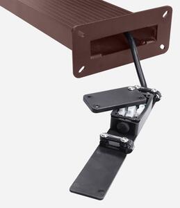 Brilagi - Lampă LED de exterior RIANO LED/8W/230V maro IP65 80 cm
