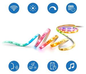 Philips - Bandă LED RGBIC reglabilă SMART STRIP 10m LED/43W/230V 2700/6500K Wi-Fi