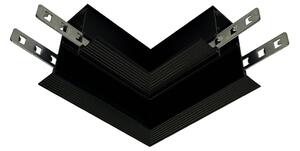 Conector de colt (90° orizontal) magnetic pentru MONTAJ INCORPORAT LUXON