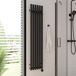 Oltens Stang calorifer de baie decorativ 150x31.5 cm negru mat 55022300