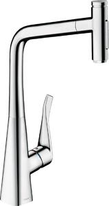 Hansgrohe Metris Select M71 baterie bucătărie pe picior crom 73816000