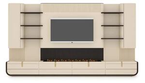 Unitate TV lemn masiv Viera, 400 × 220 × 50 cm