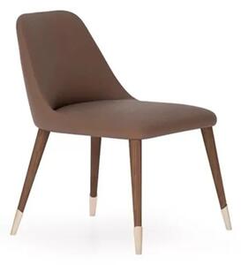 Scaun lemn masiv dining Capella, 55 × 67 × 78 cm