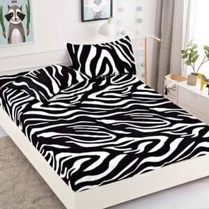 Husa protectie pat cu elastic, bumbac finet, 180 x 200 cm, 3 piese, HPP25