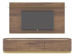 Unitate TV lemn masiv Giallo 240 cm