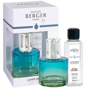 Set Maison Berger lampa catalitica Pure Blue-Nude cu parfum Caresse de Coton