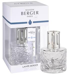 Set Maison Berger lampa catalitica Mirage Transparente cu parfum Pure White Tea