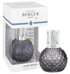 Set lampa catalitica cu parfum Maison Berger Disco Grey cu parfum Poussiere d'Ambre 250ml