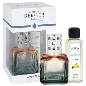 Set lampa catalitica cu parfum Maison Berger Glacon Green Peach cu parfum Zeste de Verveine 250ml