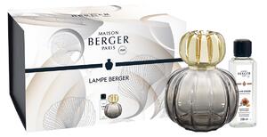 Set lampa catalitica Maison Berger Corali Grey cu parfum Velvet of Orient 250ml