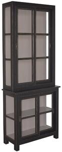 Bibliotecă lemn masiv Heritage, 90 × 40 × 220 cm
