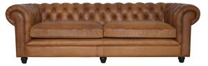 Canapea lemn masiv Heritage 3 locuri, 240 × 97 × 75 cm