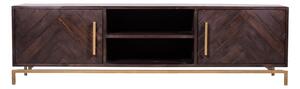 Comodă TV lemn masiv Heritage, 185 × 45 × 52 cm