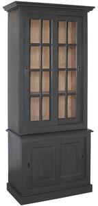 Vitrină lemn masiv Heritage Pin Masiv, 100 × 50 × 227 cm